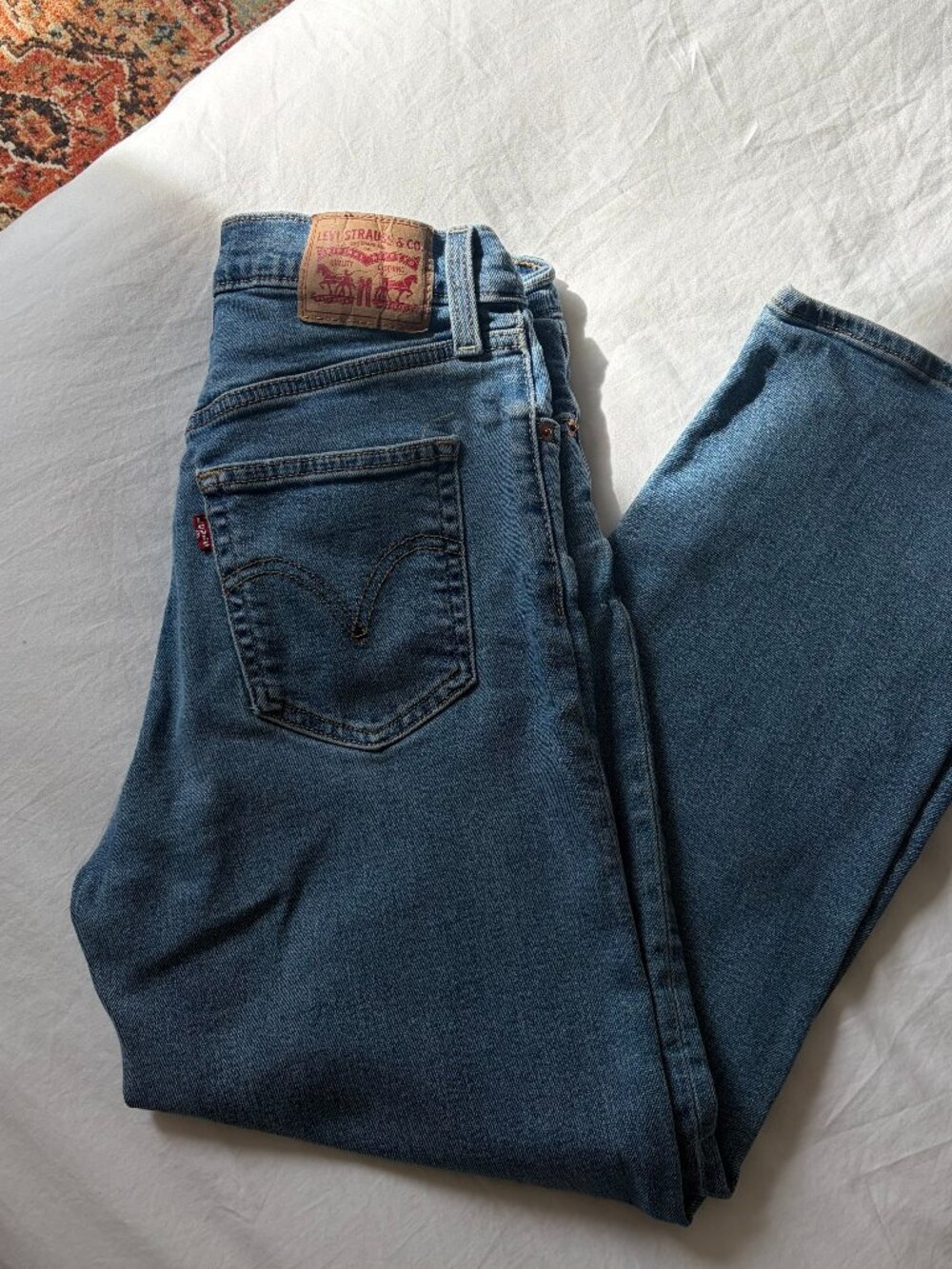 Levis Ribcage Straight Ankle Jeans